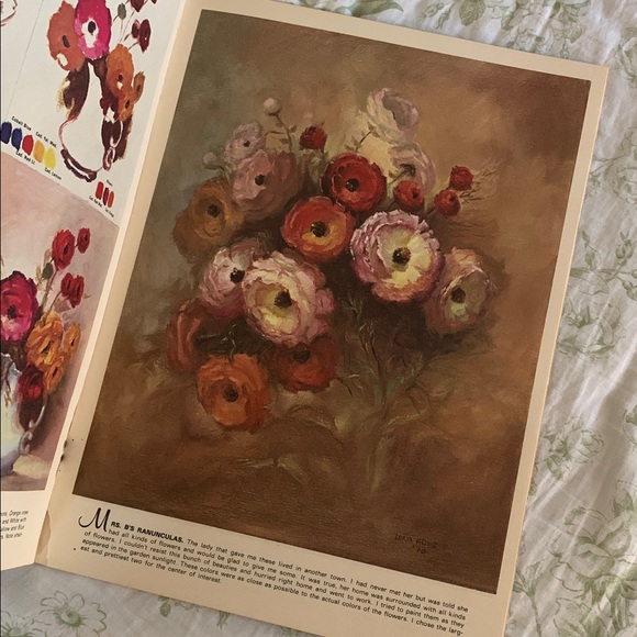 Vintage How to Paint Roses and Other Flowers Book by Lola Ades Prints - Picture 2 of 6